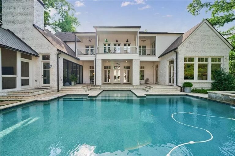 True Retreat of Modern Vibes in the Heart of Sandy Springs, Georgia Listed for $3,195,000