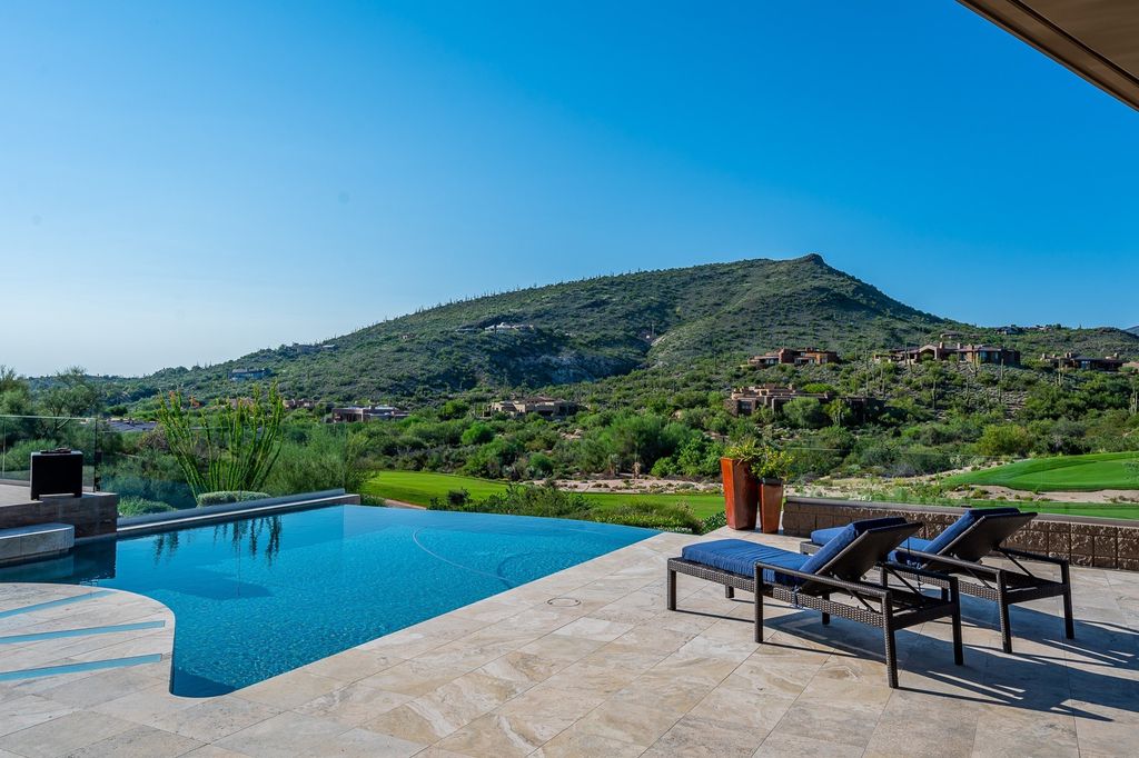 Elegant contemporary home in Arizona with expansive Valley views as background sells for $5,000,000