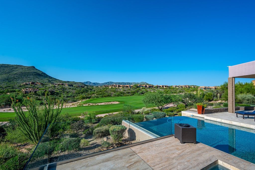 Elegant contemporary home in Arizona with expansive Valley views as background sells for $5,000,000