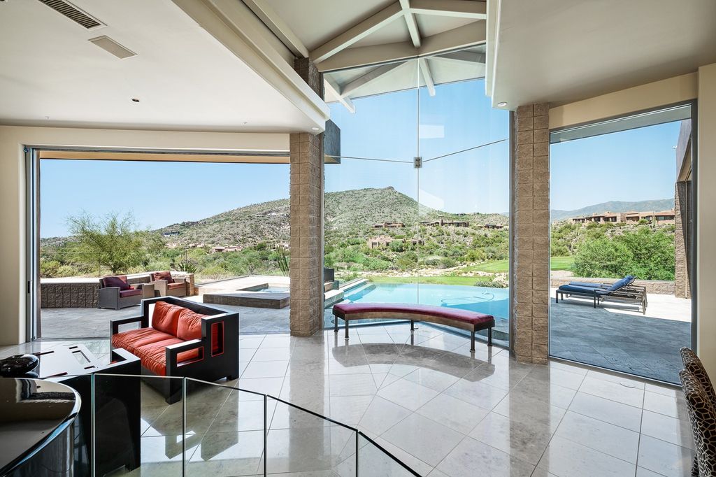 Elegant contemporary home in Arizona with expansive Valley views as background sells for $5,000,000