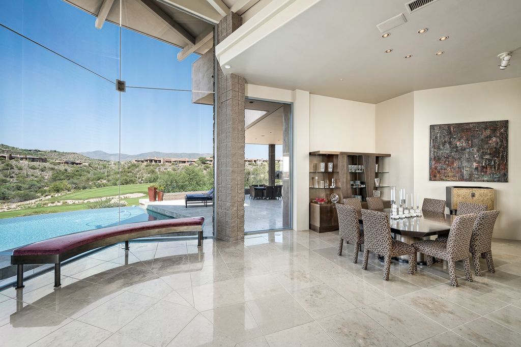 Elegant contemporary home in Arizona with expansive Valley views as background sells for $5,000,000