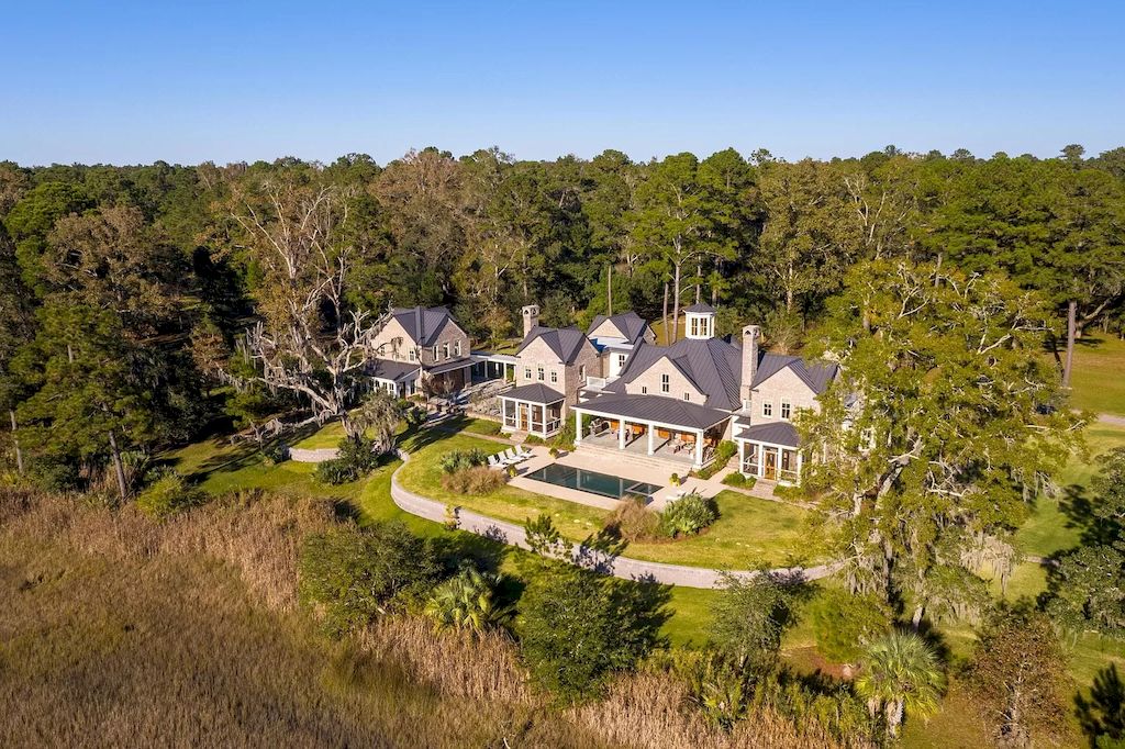The Beautiful Custom Home is a luxurious home now available for sale. This home located at 1185 Hughes Rd, Charleston, South Carolina; offering 06 bedrooms and 06 bathrooms with 7,300 square feet of living spaces.