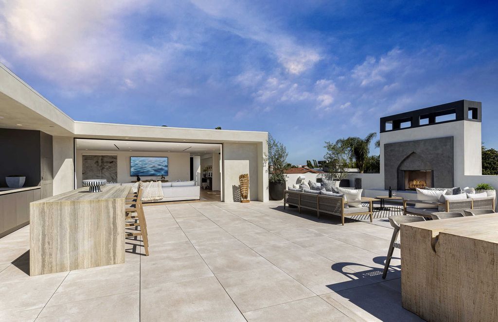 The Home in Los Angeles is a brand new contemporary Moroccan estate positioned on an oversized corner lot in trendy Beverly Grove now available for sale. This home located at 8255 Oakwood Ave, Los Angeles, California