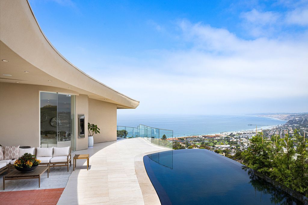 The Home in La Jolla is a brand new construction has dazzling design features, with panoramic North Shore ocean and coastal views now available for sale. This home located at 7447 Hillside Dr, La Jolla, California