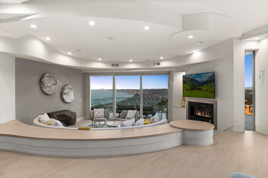 The Home in La Jolla is a brand new construction has dazzling design features, with panoramic North Shore ocean and coastal views now available for sale. This home located at 7447 Hillside Dr, La Jolla, California