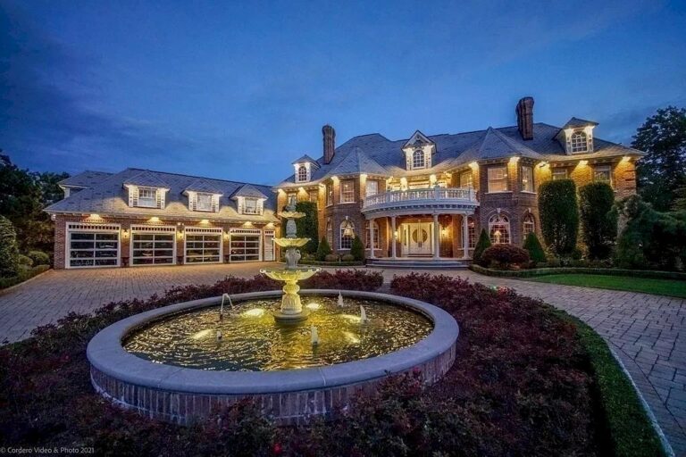 European-Inspired Waterfront Estate with Unparalleled Luxury: A Haven on the Slocum River in Massachusetts