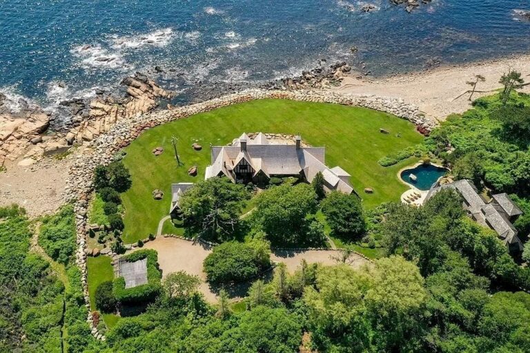 Enchanting Estate with High-quality Craftsmanship and Stunning Panoramic Ocean Views in Massachusetts Listed for $9,000,000
