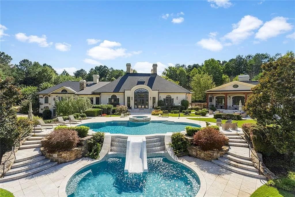 The Home in Georgia is a luxurious home now available for sale. This home located at 811 Hawks Nest Ct, Ball Ground, Georgia; offering 08 bedrooms and 12 bathrooms with 20,010 square feet of living spaces.