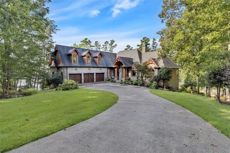 Enjoy Year-round Sunsets over the Water from this $4,999,000 Luxury Craftsman-style Home in South Carolina