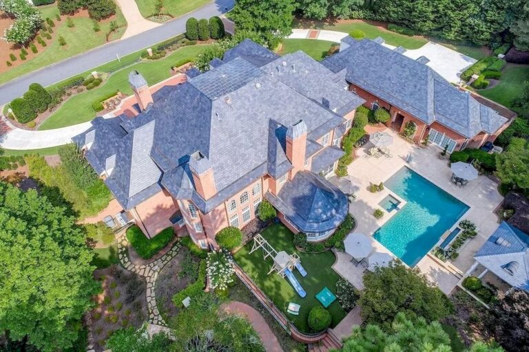 Exquisite Custom-Built English Estate in Georgia Hits Market for $5,750,000