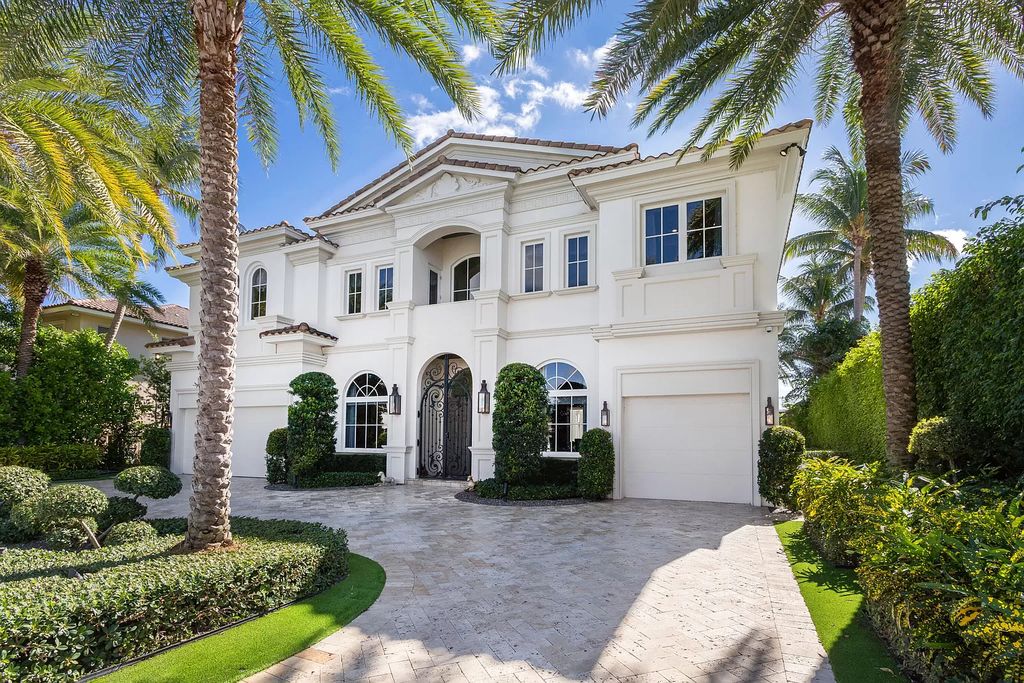 The Home in Boca Raton is a Exquisitely updated residence with stunning east and southeast waterway views and tropical paradise backyard area now available for sale. This home located at 620 Golden Harbour Dr, Boca Raton, Florida