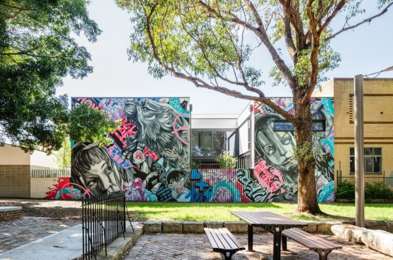 Graffiti House, Converts from Warehouse into Artwork by Durack Architects