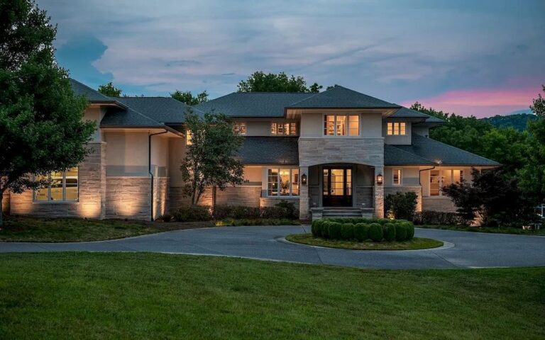 Luxury Custom Built Home with Plenty of Spaces for Privacy in Tennessee Listed for $3,350,000