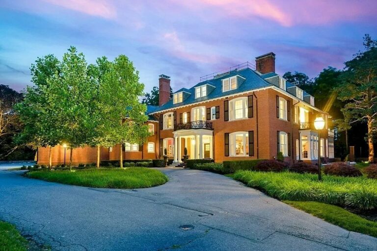 Magnificent Estate in Massachusetts Meticulously Renovated Inside and Outside Listed for $8,900,000