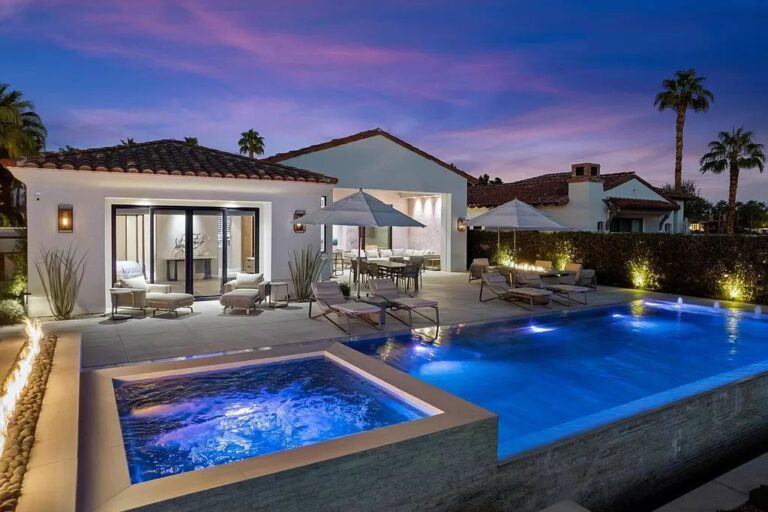 One of A Kind Modern Home has been Fully Re-envisioned in La Quinta Offering at $4,200,000