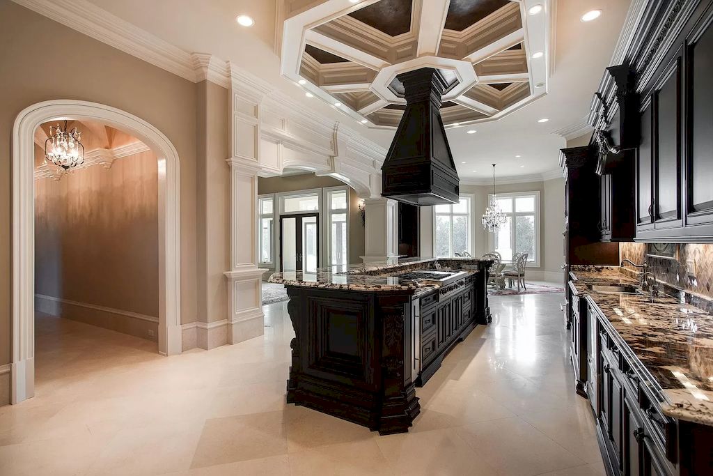 The Tennessee Home is a luxurious home with 30 ft ceilings, dual hand crafted iron staircases & over 100 chandeliers now available for sale. This home located at 2423 Hidden River Ln, Franklin, Tennessee; offering 06 bedrooms and 13 bathrooms with 22,743 square feet of living spaces.