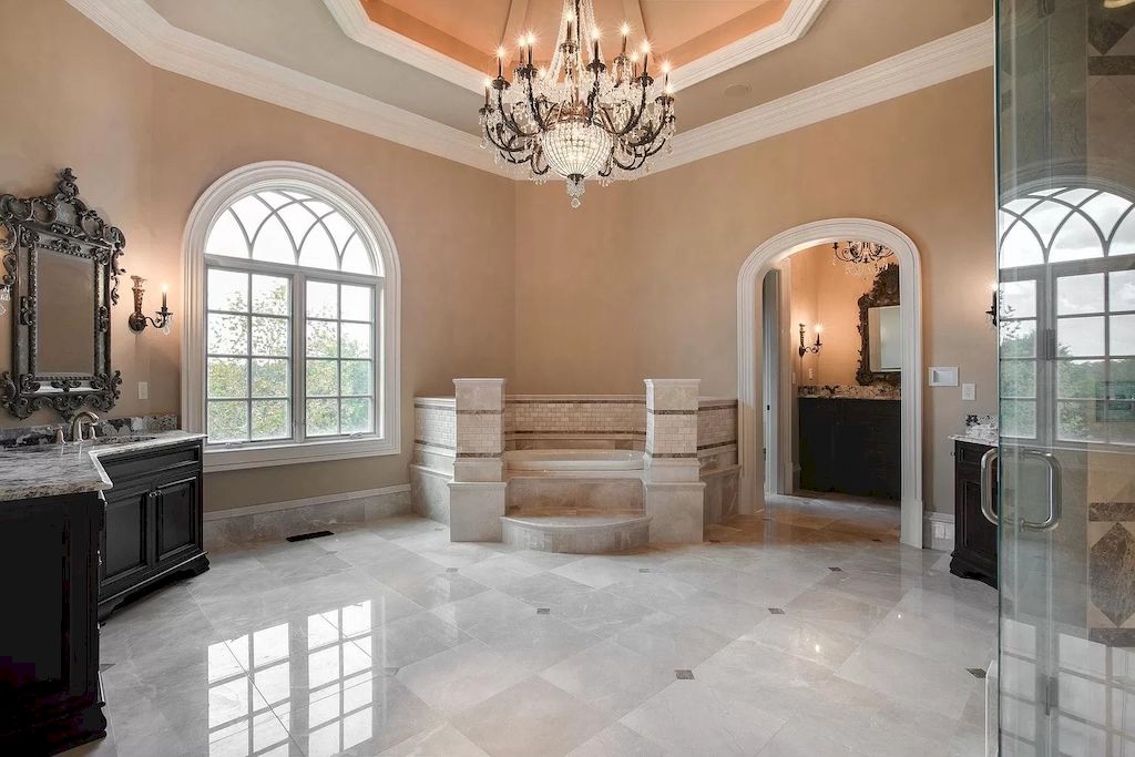 The Tennessee Home is a luxurious home with 30 ft ceilings, dual hand crafted iron staircases & over 100 chandeliers now available for sale. This home located at 2423 Hidden River Ln, Franklin, Tennessee; offering 06 bedrooms and 13 bathrooms with 22,743 square feet of living spaces.