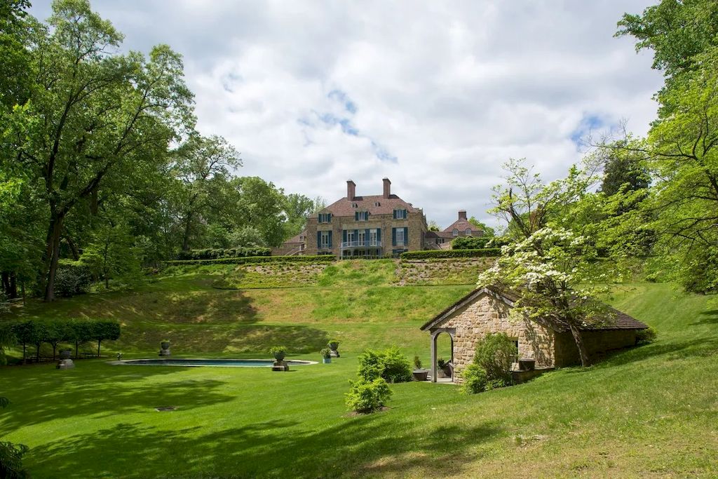 The Home in Pennsylvania is a luxurious home now available for sale. This home located at 1543 Monk Rd, Gladwyne, Pennsylvania; offering 11 bedrooms and 10 bathrooms with 14,467 square feet of living spaces.