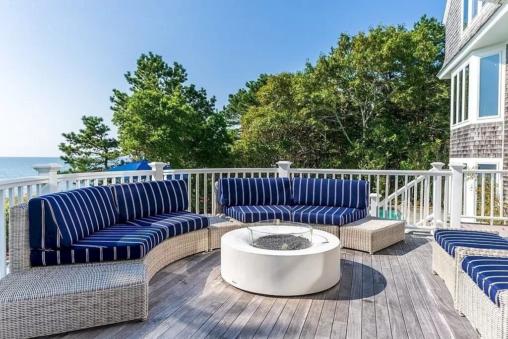 The Perfect Beachfront Home is a luxurious home now available for sale. This home located at 27 Ocean Bluff Dr, Mashpee, Massachusetts; offering 06 bedrooms and 08 bathrooms with 4,220 square feet of living spaces.