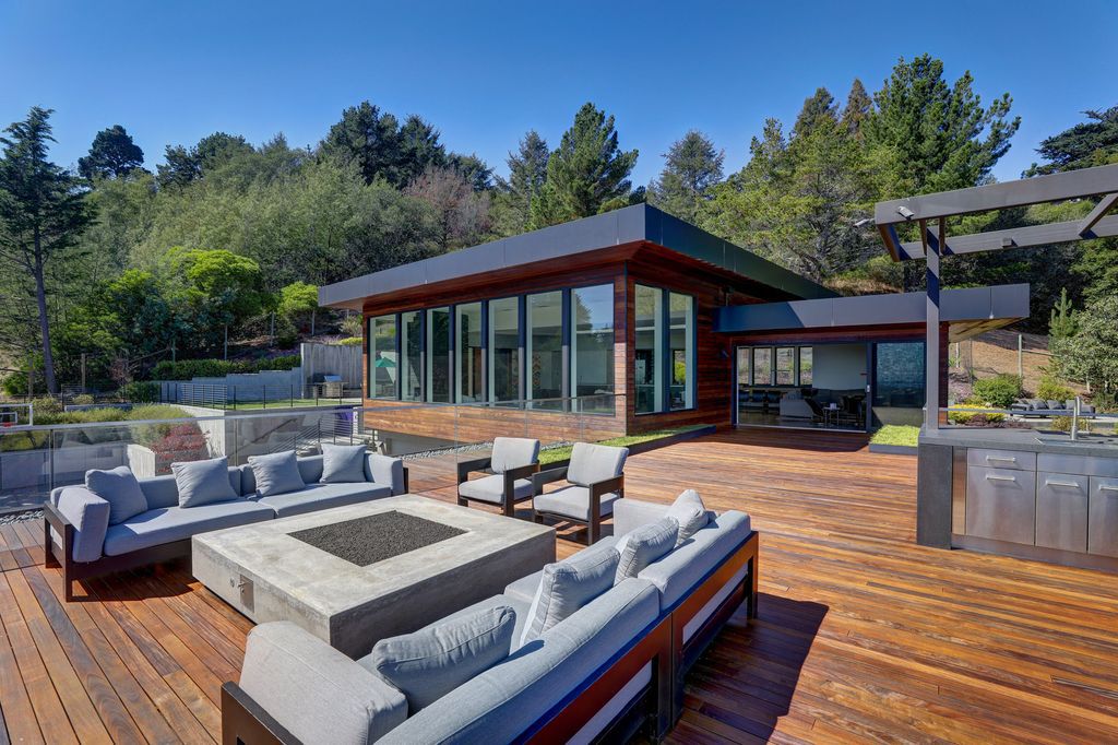 The Mill Valley Home Recently re-imagined and fully repurposed by the industry’s finest with each detail meticulously planned and executed now available for sale. This home located at 9 Walsh Dr, Mill Valley, California