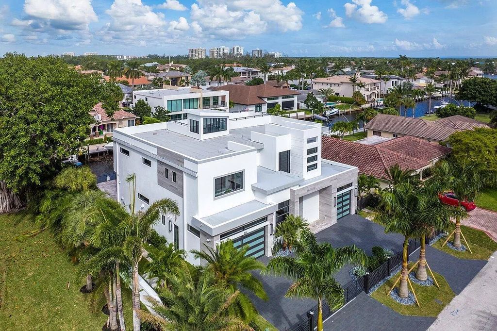 The Home in Boca Raton is new deep-water estate located on ''Millionaires Row'' in the Golden Triangle was spectacularly designed and beautifully finished now available for sale. This home located at 501 Kay Ter, Boca Raton, Florida