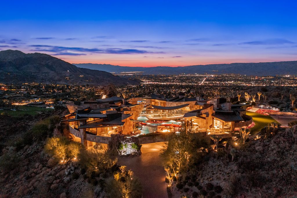 The Mansion in Palm Desert is one of the most spectacular estates ever built in California with unparalleled in size, scale and design now available for sale. This home located at 706 Summit Cv, Palm Desert, California