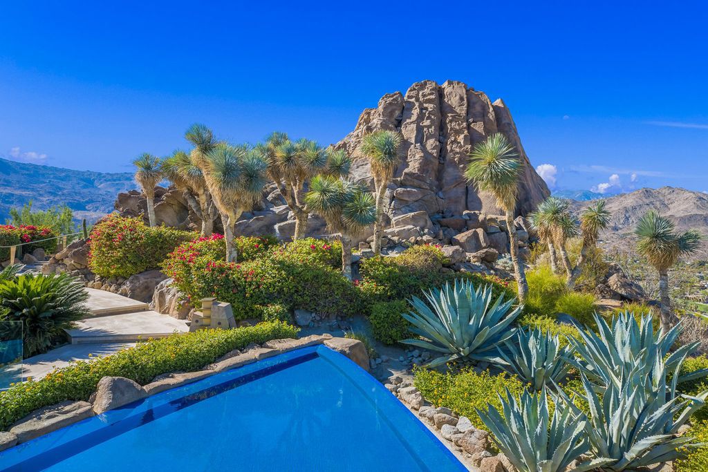 The Mansion in Palm Desert is one of the most spectacular estates ever built in California with unparalleled in size, scale and design now available for sale. This home located at 706 Summit Cv, Palm Desert, California