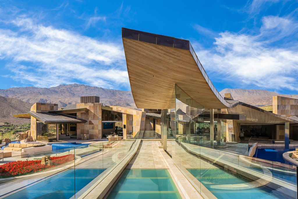 The Mansion in Palm Desert is one of the most spectacular estates ever built in California with unparalleled in size, scale and design now available for sale. This home located at 706 Summit Cv, Palm Desert, California