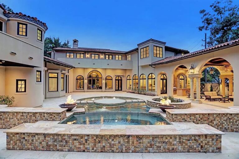 This $4,880,000 Sophisticated Home in Houston offers The Pinnacle of Exceptional Luxury Living