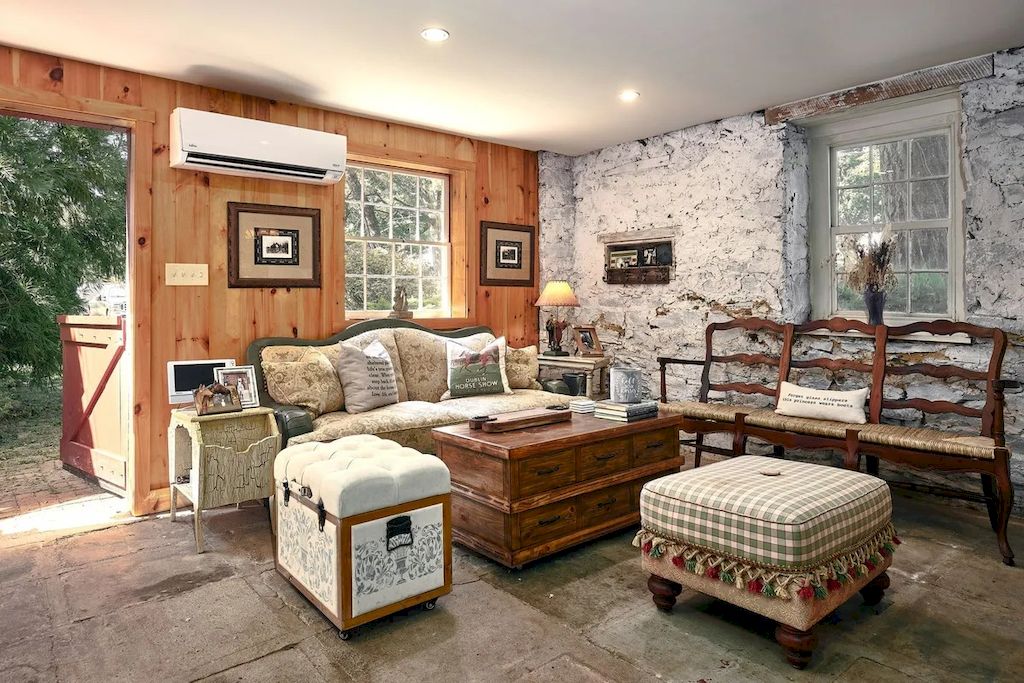14. Stunning Vintage Living Room Idea