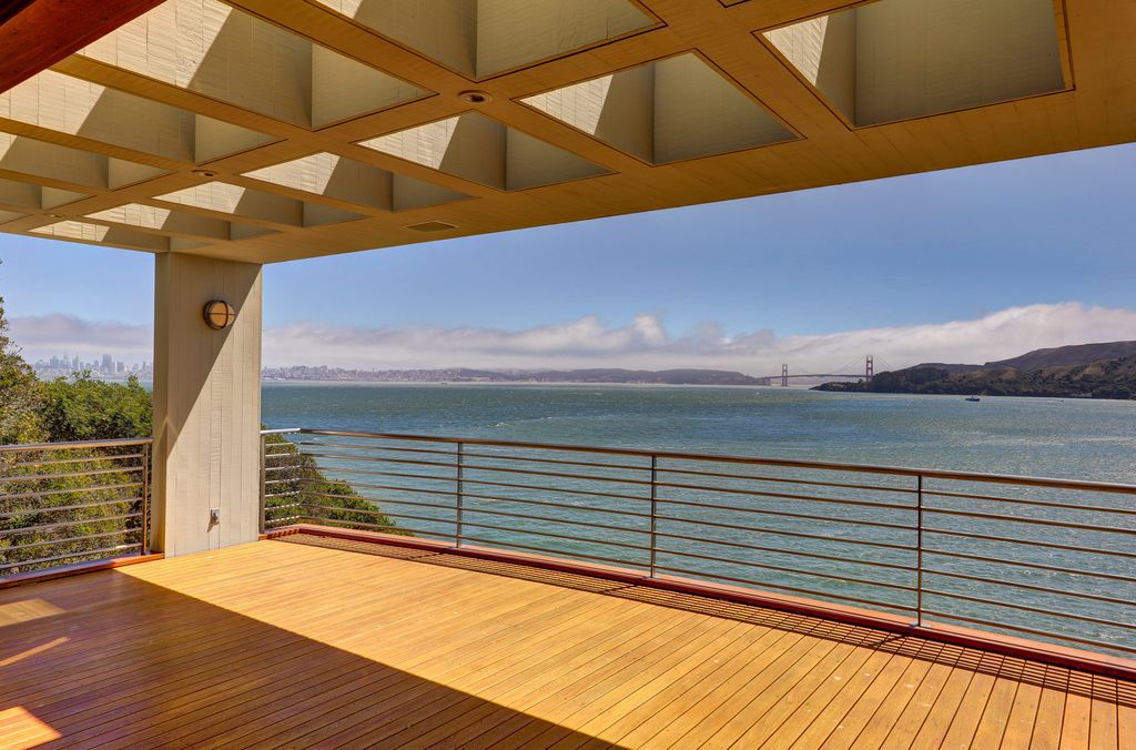 The World Class California Villa is a prestigious waterfront estate showcases panoramic views of San Francisco Bay, Golden Gate Bridge now available for sale. This home located at 445 Belvedere Ave, Belvedere Tiburon, California