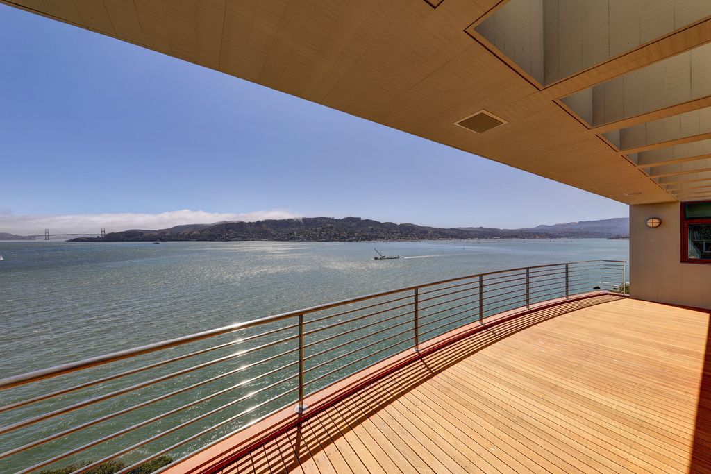 The World Class California Villa is a prestigious waterfront estate showcases panoramic views of San Francisco Bay, Golden Gate Bridge now available for sale. This home located at 445 Belvedere Ave, Belvedere Tiburon, California