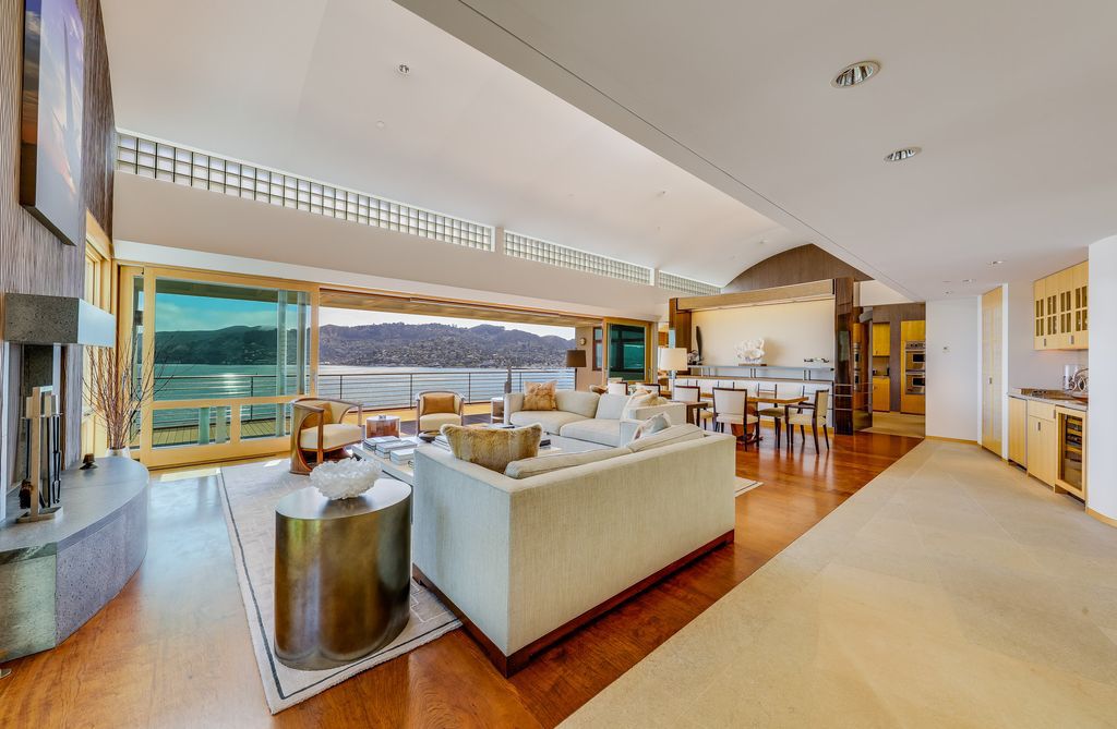 The World Class California Villa is a prestigious waterfront estate showcases panoramic views of San Francisco Bay, Golden Gate Bridge now available for sale. This home located at 445 Belvedere Ave, Belvedere Tiburon, California