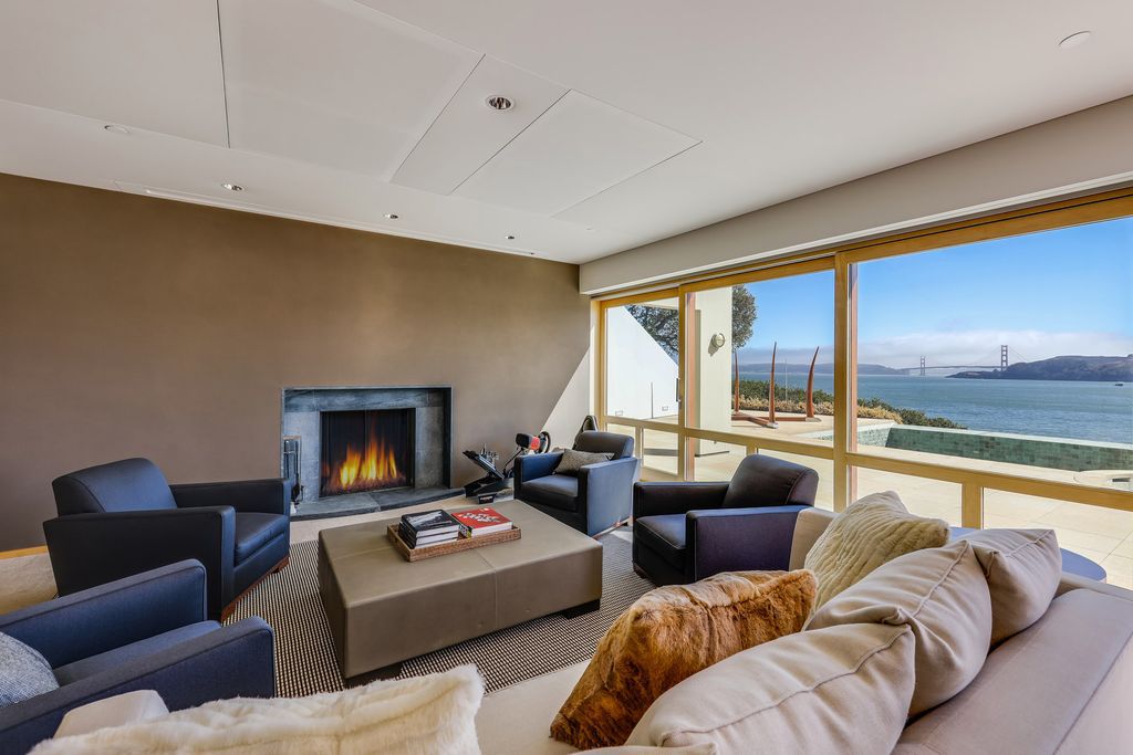 The World Class California Villa is a prestigious waterfront estate showcases panoramic views of San Francisco Bay, Golden Gate Bridge now available for sale. This home located at 445 Belvedere Ave, Belvedere Tiburon, California