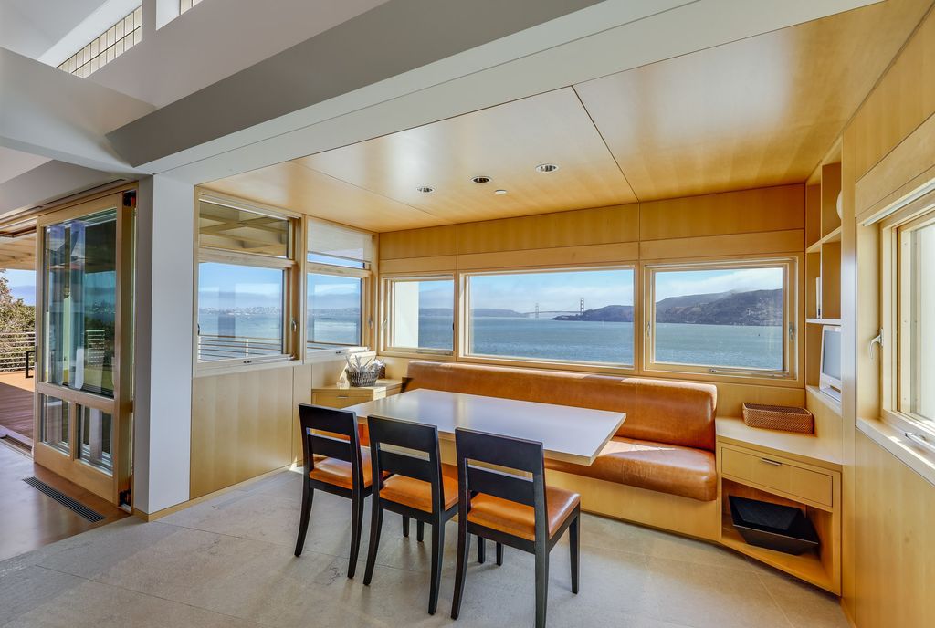 The World Class California Villa is a prestigious waterfront estate showcases panoramic views of San Francisco Bay, Golden Gate Bridge now available for sale. This home located at 445 Belvedere Ave, Belvedere Tiburon, California