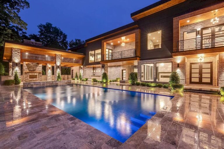This $6,950,000 Modern Masterpiece Offers Contemporary Architectural Design in Tennessee