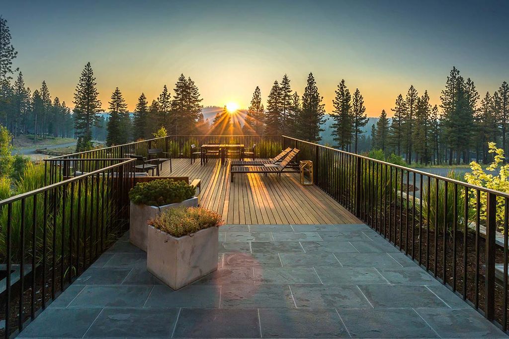 The Truckee Home an award-winning showcase of modern design with sleek lines, soaring windows, abundant natural light now available for sale. This home located at 8160 Villandry Dr, Truckee, California