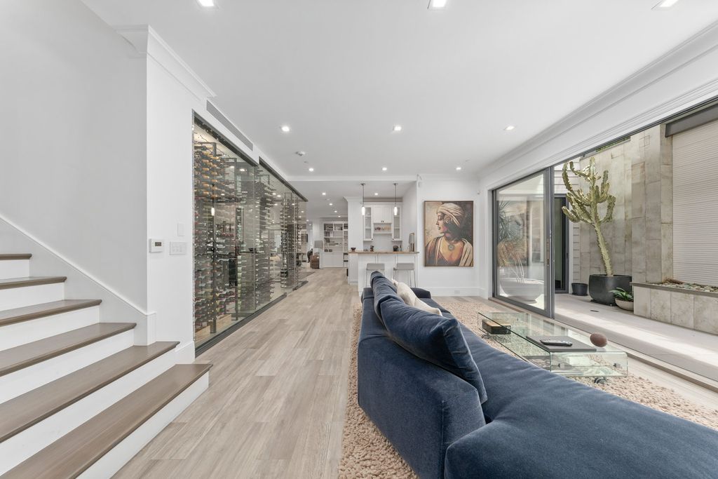 The Home in Santa Monica is a newer construction North of Montana has spacious office, grand living room and formal dining room now available for sale. This house located at 235 19th St, Santa Monica, California