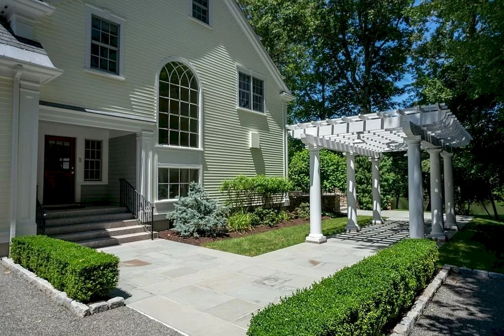 The Home in Massachusetts is a luxurious home now available for sale. This home located at 21 Radcliffe Rd, Weston, Massachusetts; offering 05 bedrooms and 08 bathrooms with 8,475 square feet of living spaces.