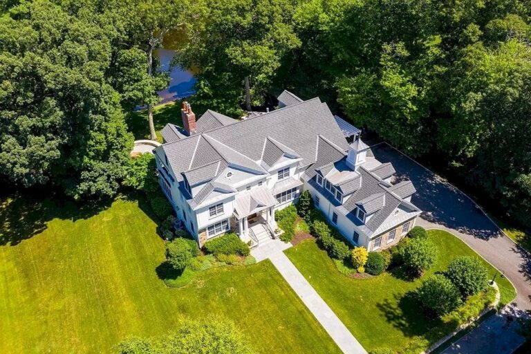 This Gorgeous Shingle and Stone Colonial in Massachusetts Hits Market for $4,150,000