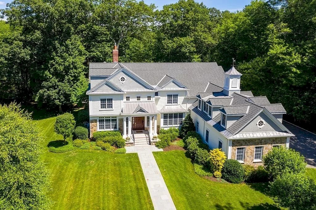 The Home in Massachusetts is a luxurious home now available for sale. This home located at 21 Radcliffe Rd, Weston, Massachusetts; offering 05 bedrooms and 08 bathrooms with 8,475 square feet of living spaces.