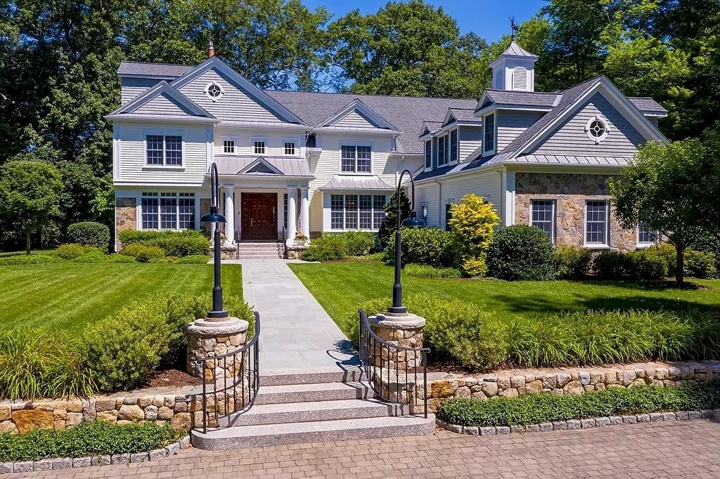 The Home in Massachusetts is a luxurious home now available for sale. This home located at 21 Radcliffe Rd, Weston, Massachusetts; offering 05 bedrooms and 08 bathrooms with 8,475 square feet of living spaces.