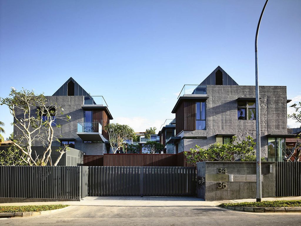 Toh Crescent, a Stunning 10-Unit Cluster of Houses by HYLA Architects