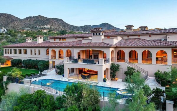 Spectacular Mediterranean Estate in Arizona with Meticulous Design in ...