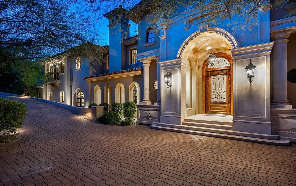 Spectacular Mediterranean estate in Arizona sells for  $8,500,000 with meticulous design in details