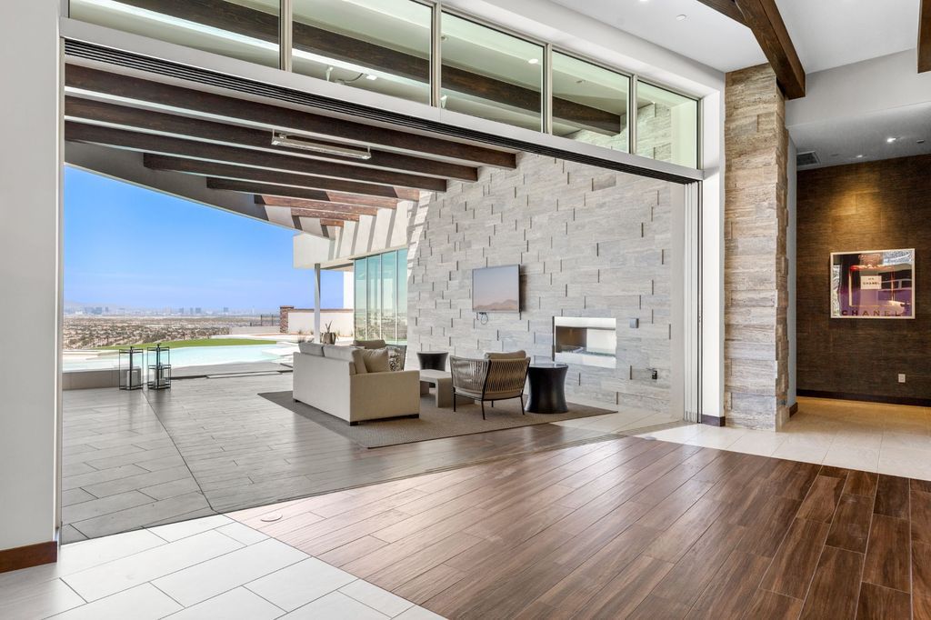 Stunning single story home in Henderson asks for $7,495,000 with unobstructed views of Las Vegas Valley