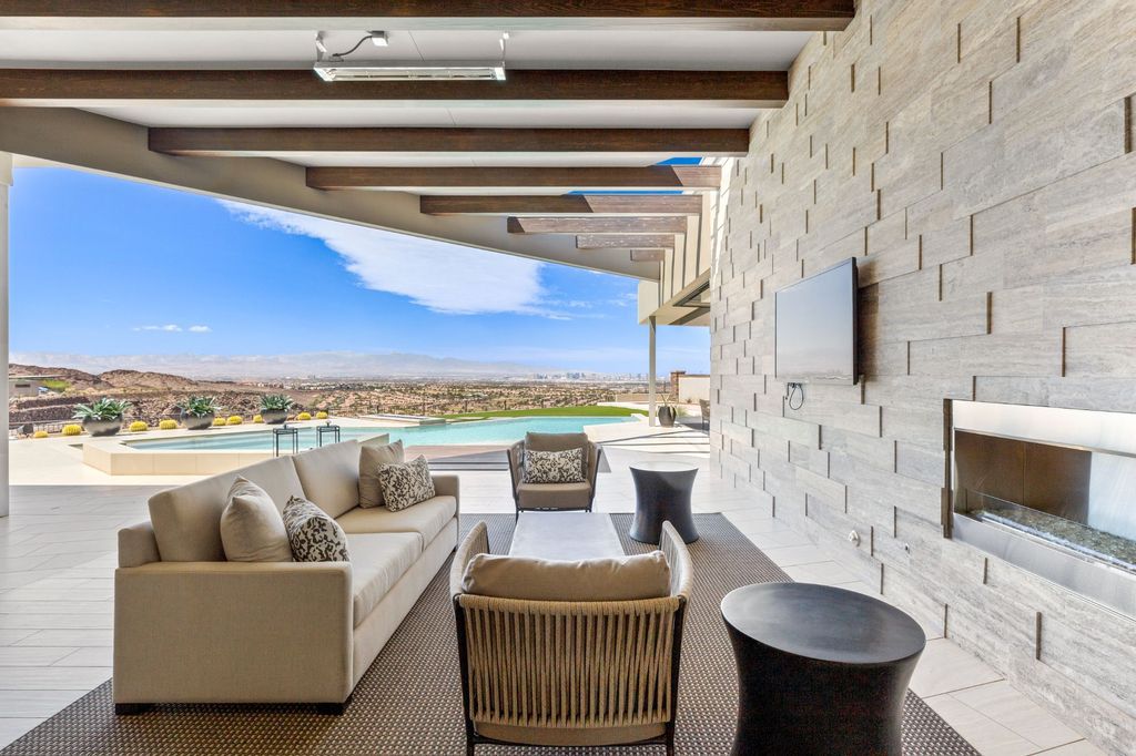 Stunning single story home in Henderson asks for $7,495,000 with unobstructed views of Las Vegas Valley