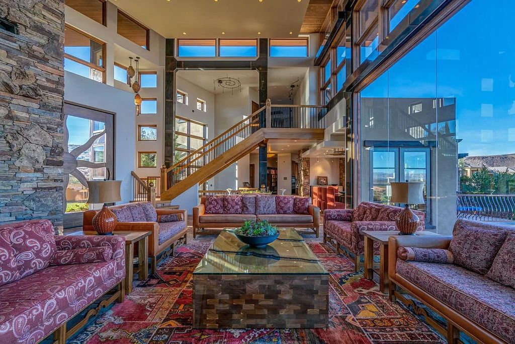 Dramatic two storeys home in Utah asking for $3,800,000 has been renovated and upgraded