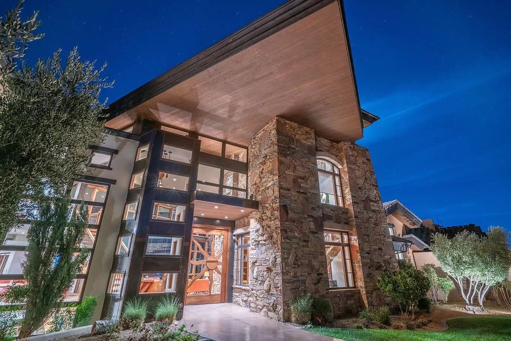 Dramatic two storeys home in Utah asking for $3,800,000 has been renovated and upgraded