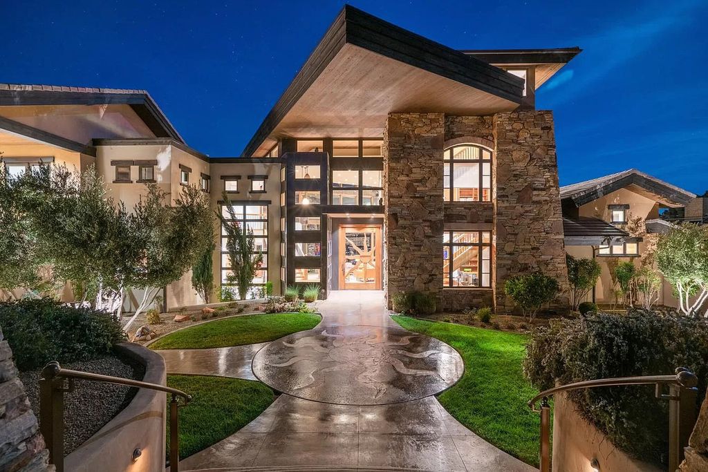 Dramatic two storeys home in Utah asking for $3,800,000 has been renovated and upgraded